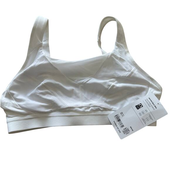 Athleta Invincible Sports Bra White 34C NEW - Picture 3 of 9
